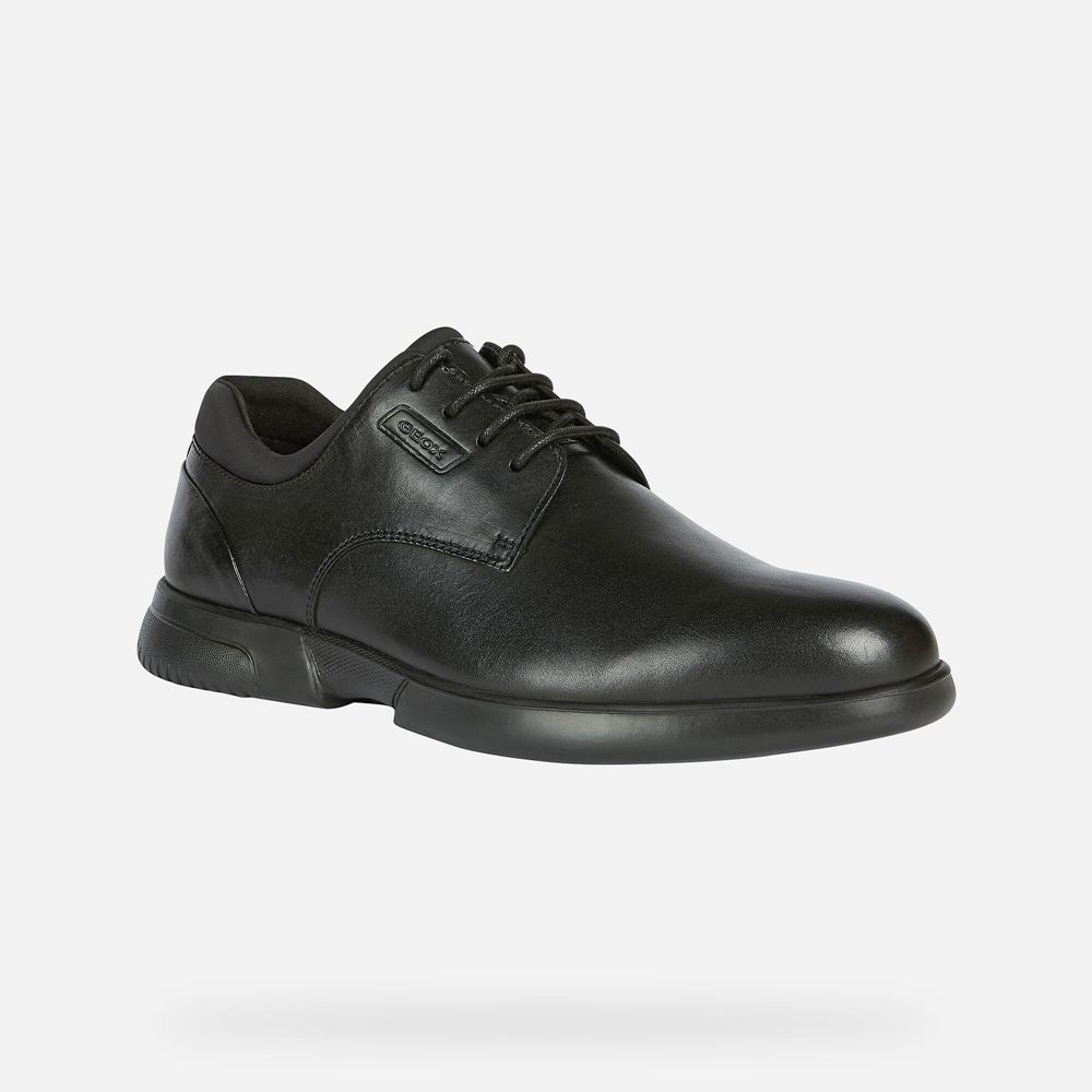 Sapatos Casuais Geox Homem Pretas - Smoother - PEJRX3670